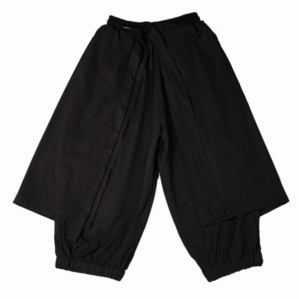 X062P90 Original Dark Japanese Yamamoto Style Men Nine Pointscasual Pants