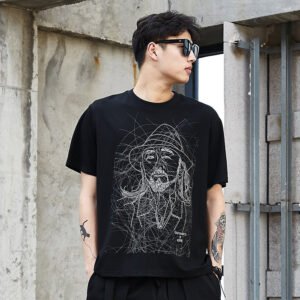 Y016P35 Original Design of The New Yohji Yamamoto Concert To Commemorate Tee Short-sleeved Men's T-shirt