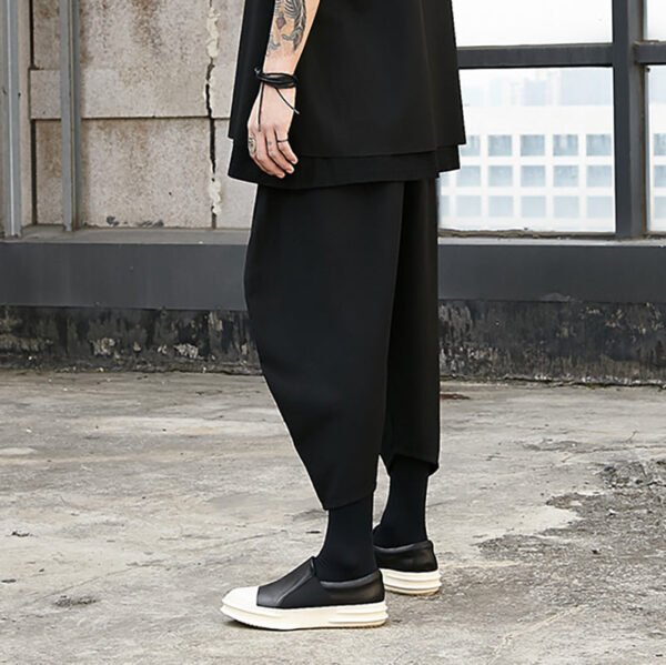 X015p85 Original Design Cutlass Pants Men's Casual Pants Loose Harem Pants Capris Guochao Men's Pants