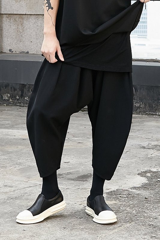 X015p85 Original Design Cutlass Pants Men's Casual Pants Loose Harem Pants Capris Guochao Men's Pants