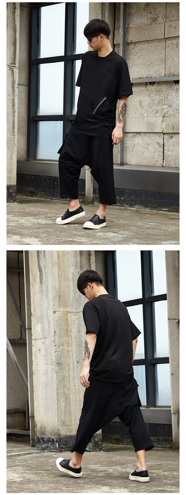 Y003P70~ Short-sleeved T Shirt for Cattle ~ Dark High Street and Non AMIRI Yamamoto