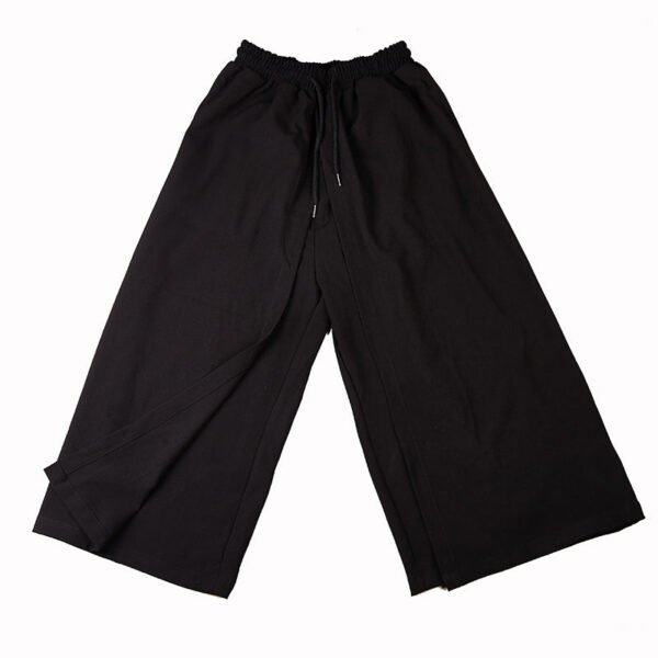 X059P90-01 Original Design Yohji Yamamoto Style Diablo Yohji Series Wide-leg Pants for Men and Women