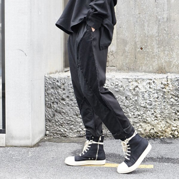 X027p95 Independent Original New Yohji Diablo Yamamoto Yaosi Irregular Collage Pants