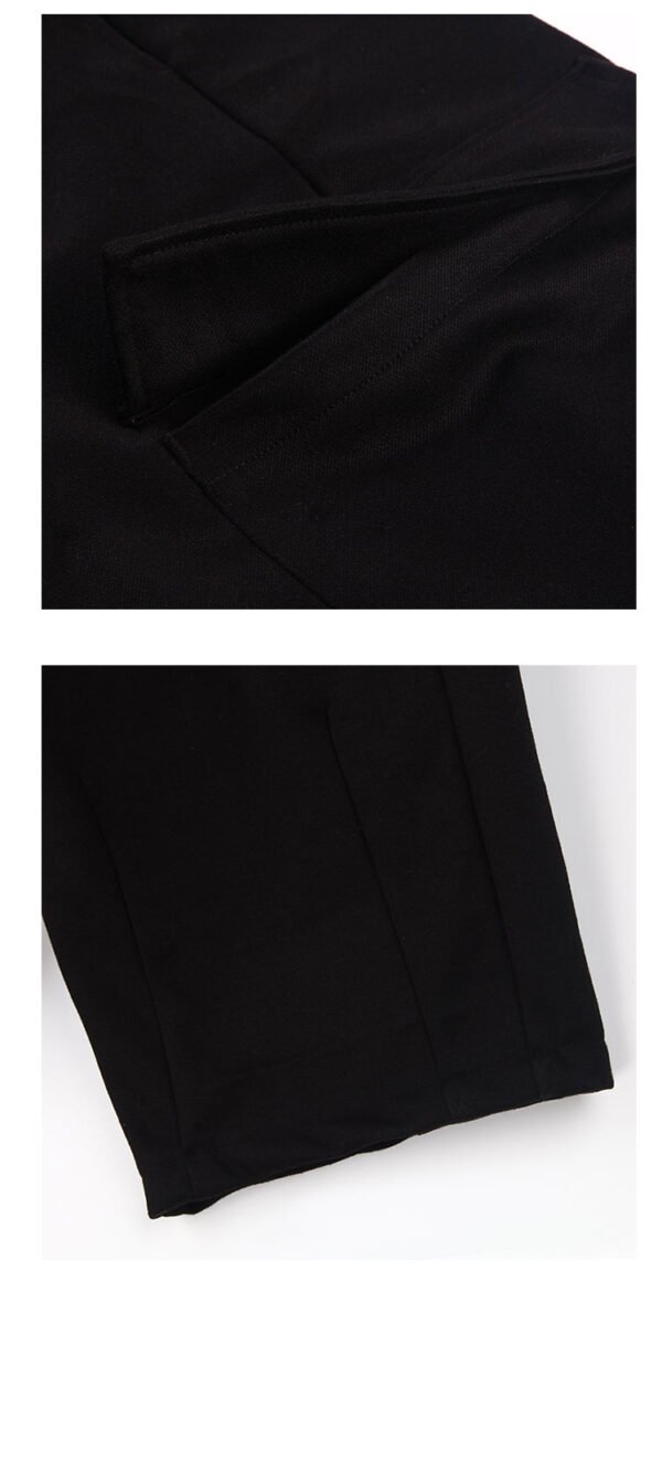 X039P90! Original Yohji Broad-legged Dark Black Harbor Wind Mountain Style Four Seasons Loose Straight Male Casual Pants