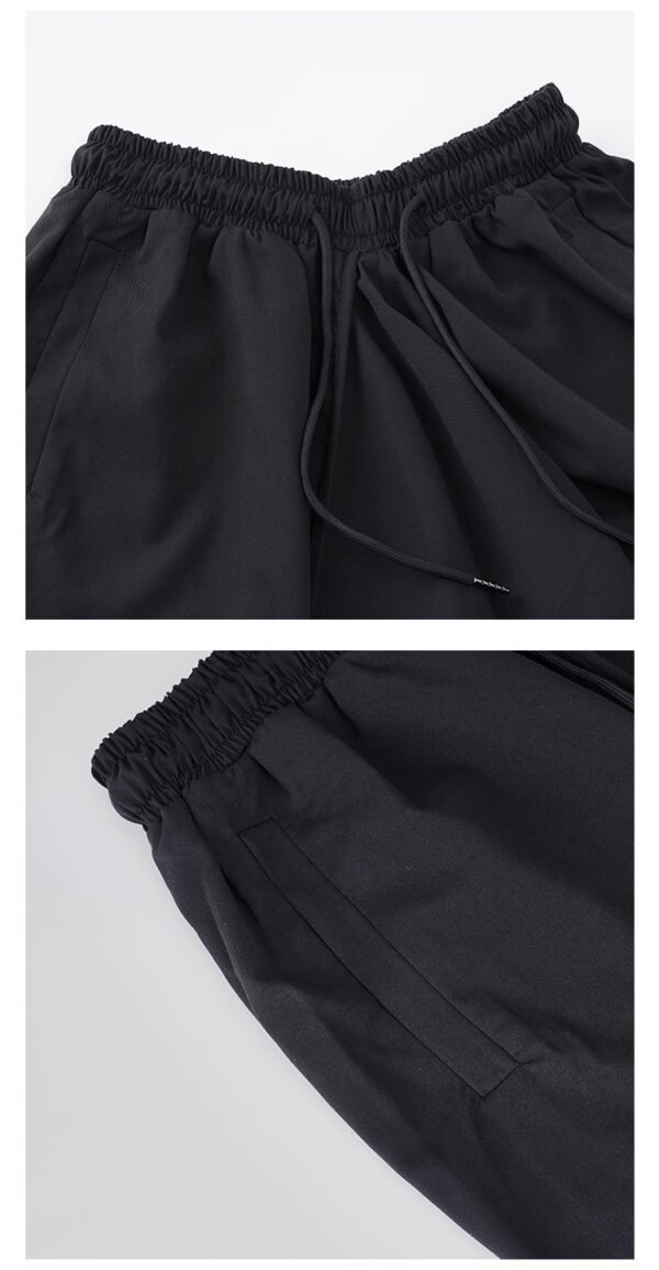 X073P85 Original Design Dark Japanese Division Yamamoto Yaoshi Style Loose Small Foot Cross-legged Men's Casual Pants