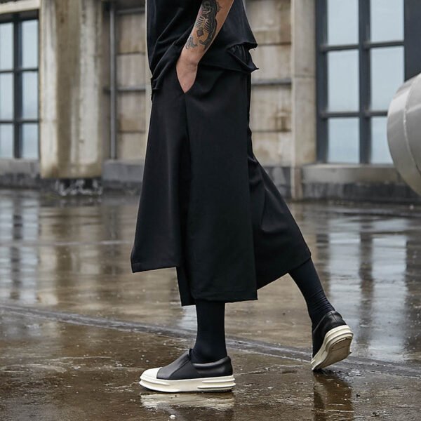 X009P90 Original Four Seasons Tide New Skirt Yohji Yamamoto Style Dark Yohji Catwalk Men's Pants