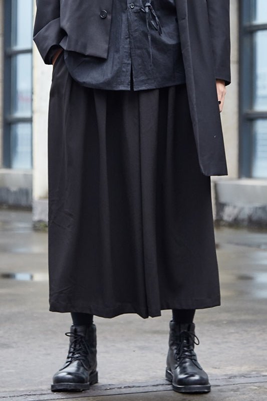 X061P95 Original Dark Japanese Yamamoto Style yohji Wind Men's Skirt Pants
