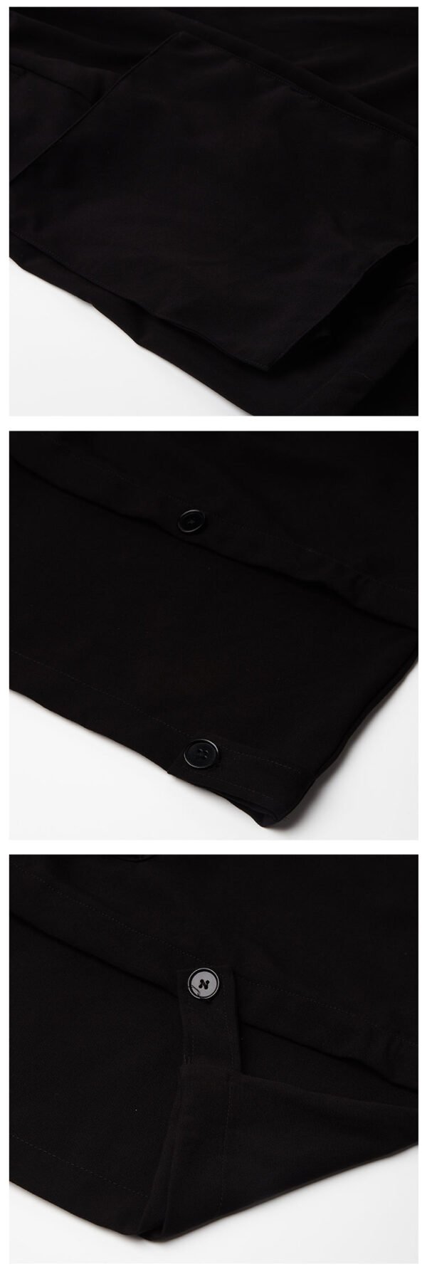 X051P100 Original Yohji Yamamoto Style Oversized Pocket Design Stitching Fake Two Men's Pants