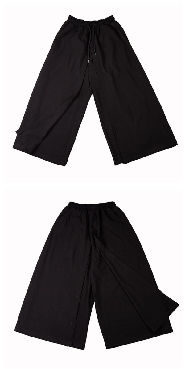 X059P90-01 Original Design Yohji Yamamoto Style Diablo Yohji Series Wide-leg Pants for Men and Women