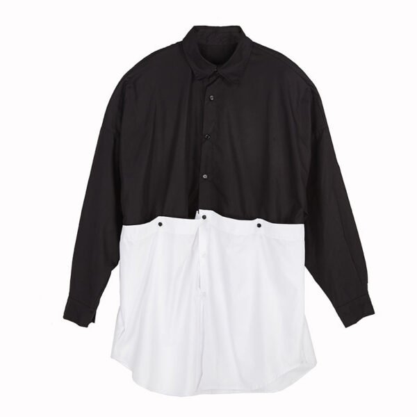 Y034P95 Original Japanese Division Yamamoto Yaoshi Style Men's and Women's Mid-Length Shirt .