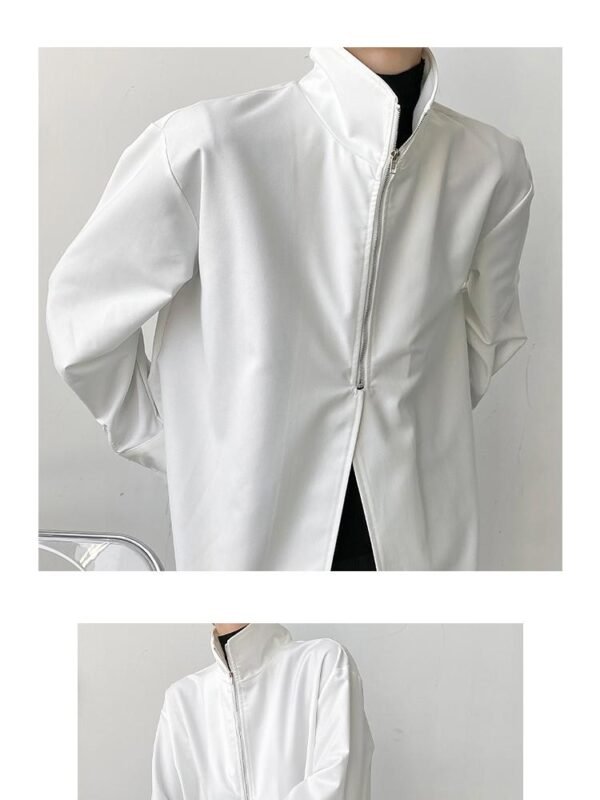 YM213 P65 Niche Design Cool Style Simple Korean Temperament Men's Shirt Jacket