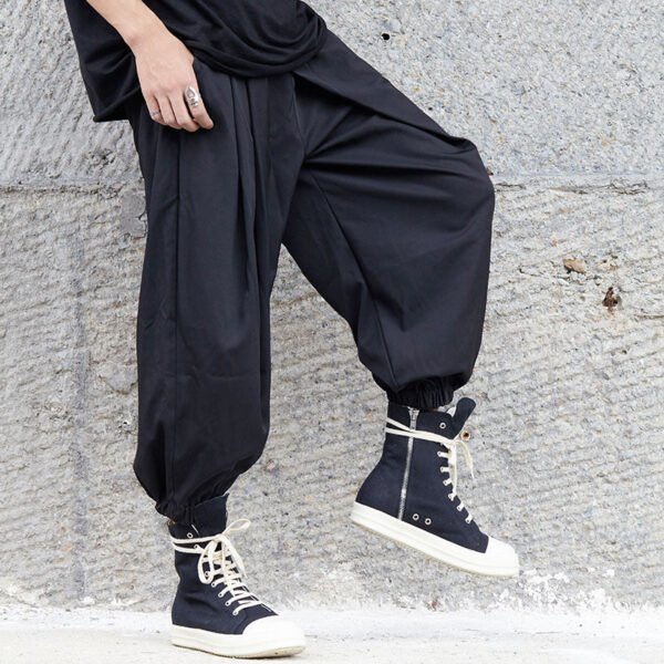 X003P85 Original Design Loose-legged New Dark Montenegro This Yew Centiple Casual Men's Pants Women's Pants