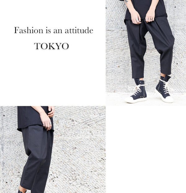 X002P80 Original Design Casual Pants Yohji Yamamoto Style RO Dark Japanese Casual Men's Pants