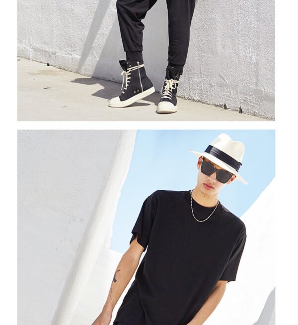 X008p80 Original New Harun Pants Port Style Korean Dark Loose Men's Casual Pants