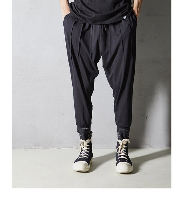 X008p80 Original New Harun Pants Port Style Korean Dark Loose Men's Casual Pants