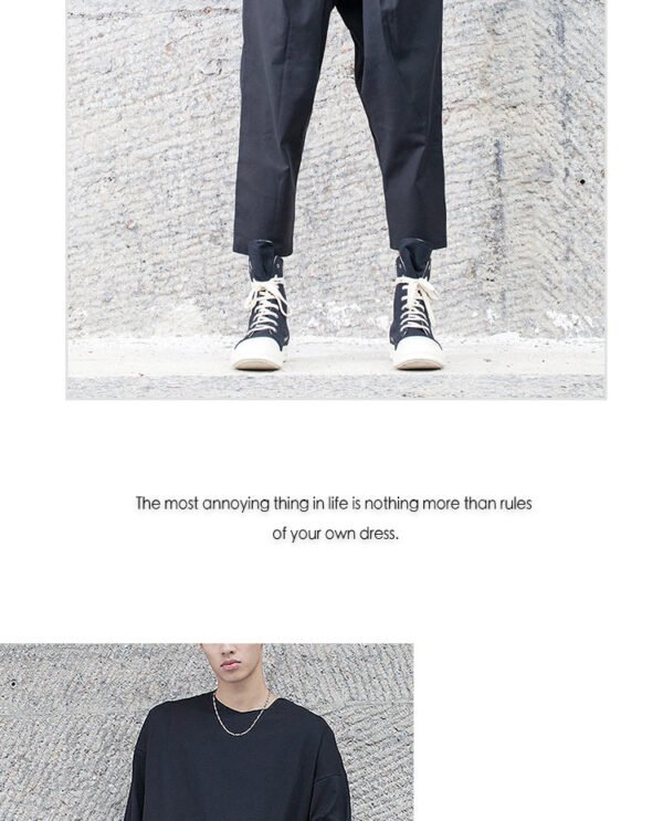 X002P80 Original Design Casual Pants Yohji Yamamoto Style RO Dark Japanese Casual Men's Pants